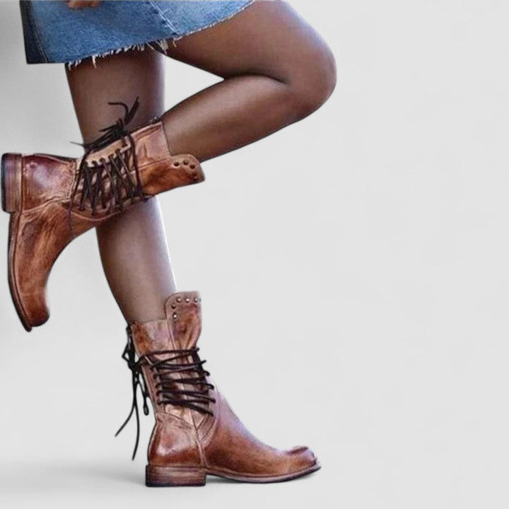 Rachel | Vintage-Schnürstiefeletten