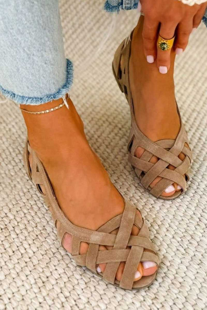 Helena – Geflochtene Sommersandalen