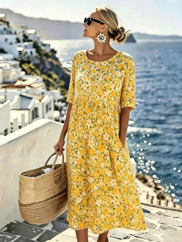Margarete - Wildblumenwiesen-Kleid