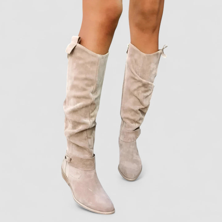 Adeliza | Slouch-Reitstiefel, kniehoch