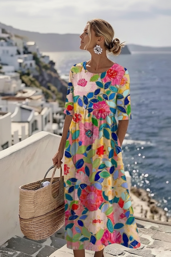 Antonia - Geblümtes Sommerkleid