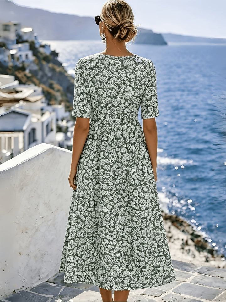 Selina - Elegantes Blumenkleid