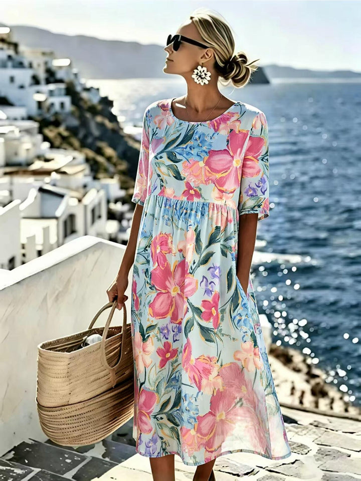 Emma - Elegantes Blumenkleid