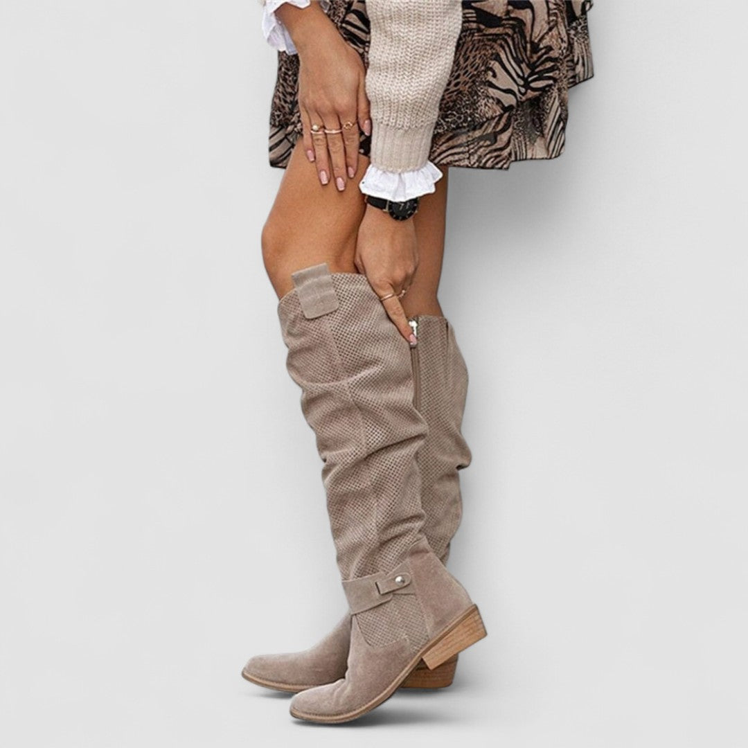 Georgiana | Slouch Western Kniestiefel
