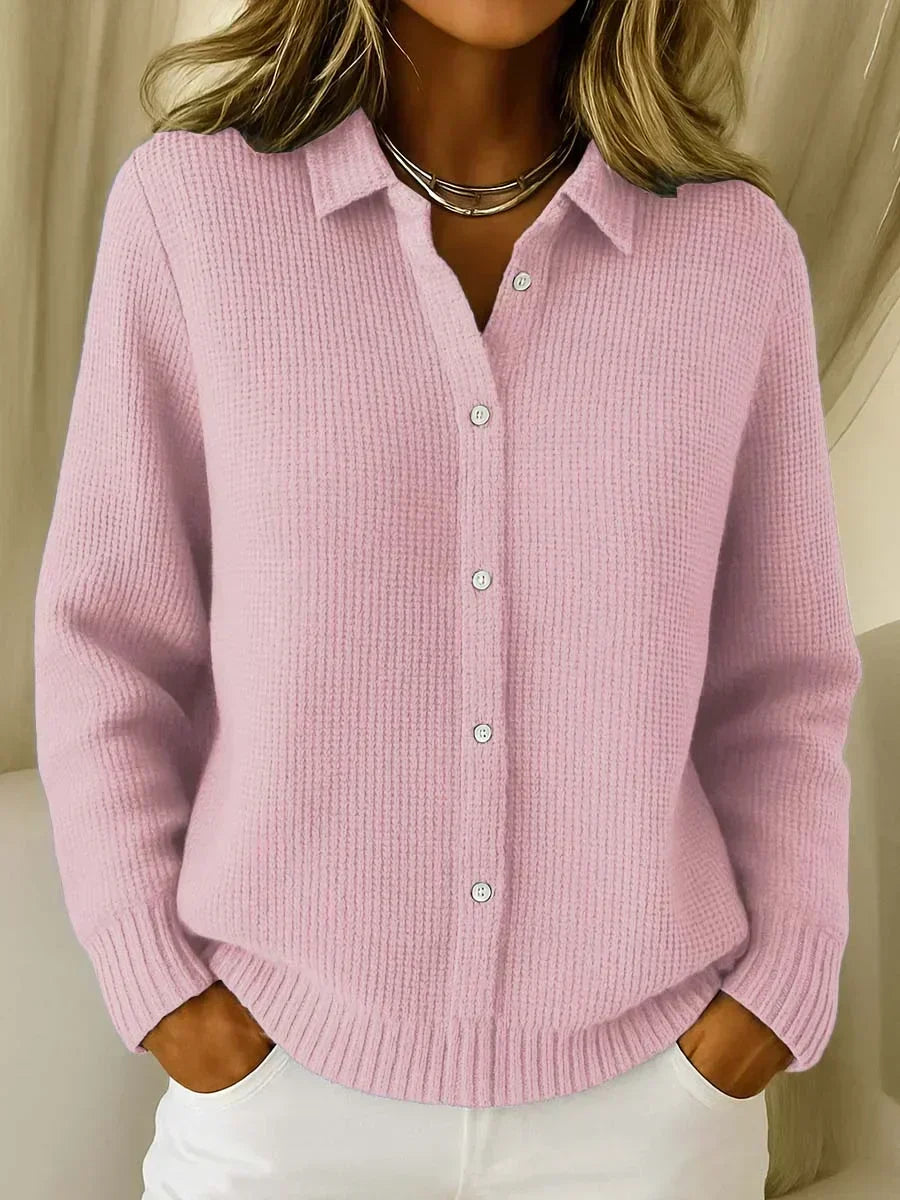 Anne - Klassische Weiche Strickjacke