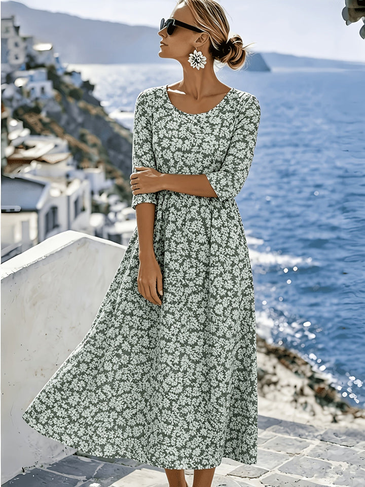 Selina - Elegantes Blumenkleid