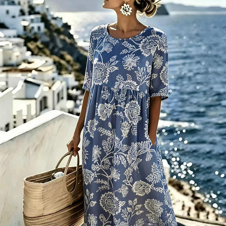 Emma - Elegantes Blumenkleid