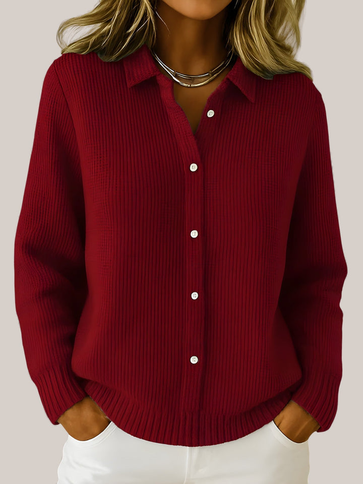 Emma - Klassische Kuschelige Strickjacke