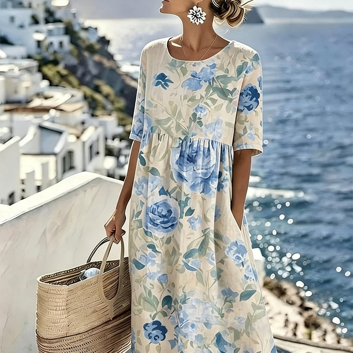 Emma - Elegantes Blumenkleid