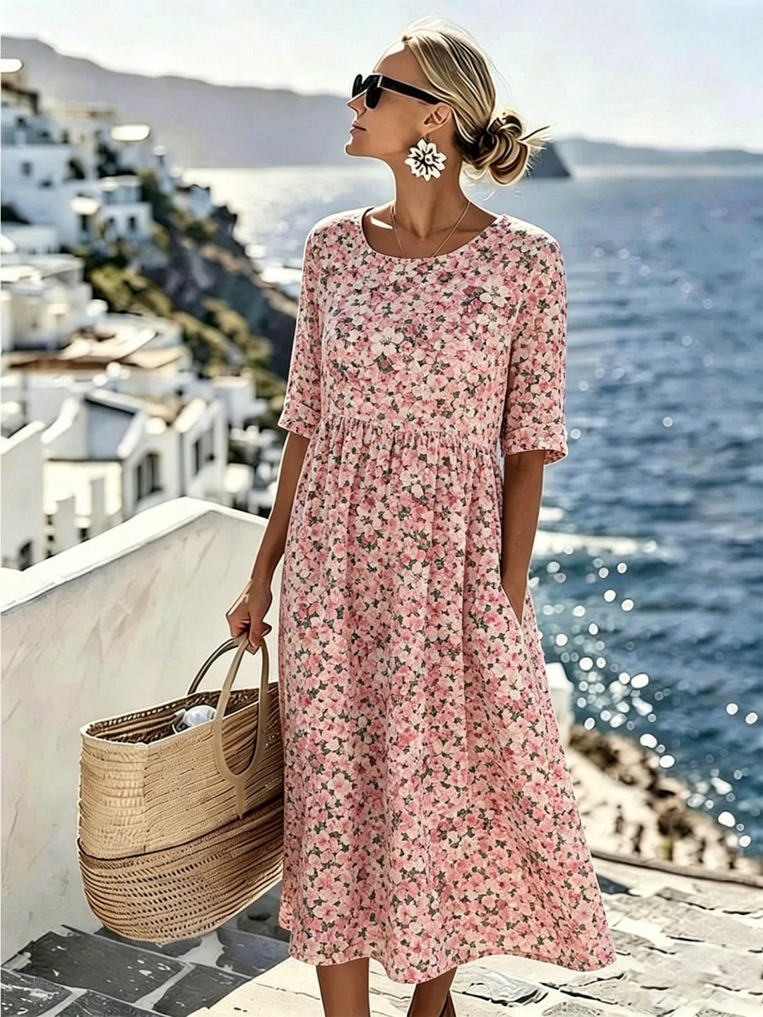Kamilla - Geblümtes Sommerkleid