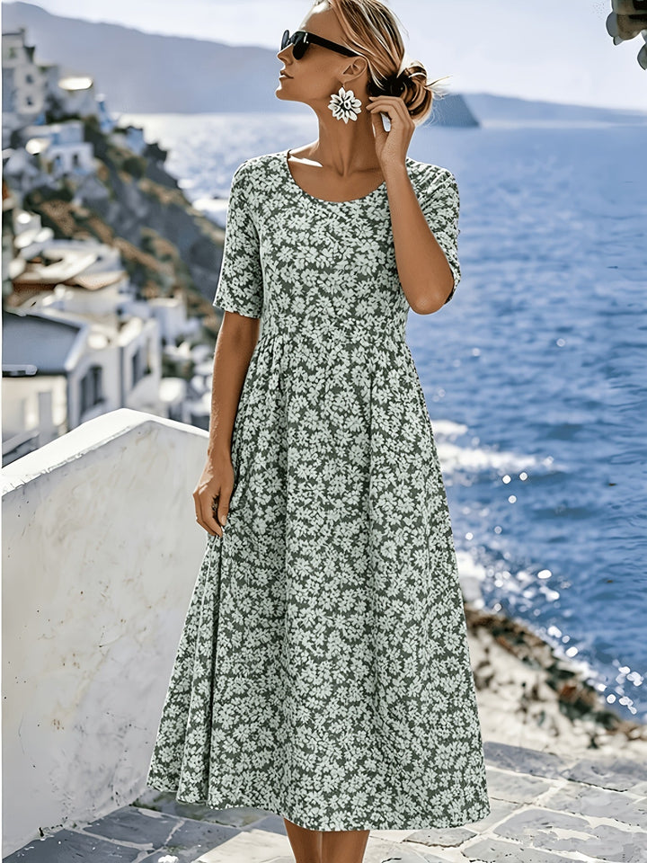 Selina - Elegantes Blumenkleid