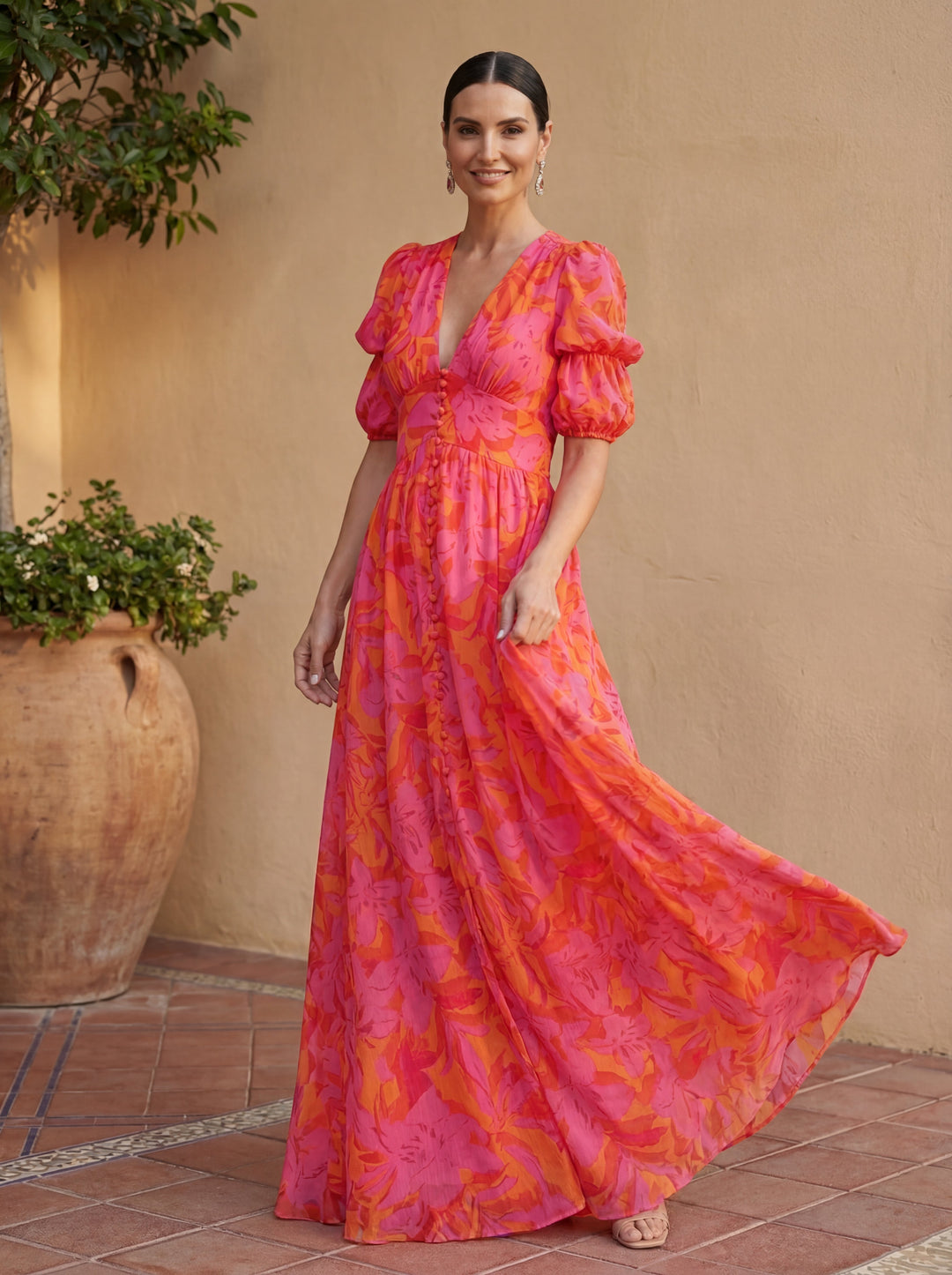 Olvera - Fließendes Kleid