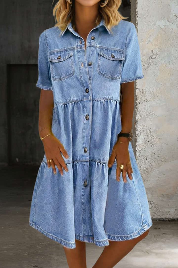 Sofía | Robe en jean décontractée élégante