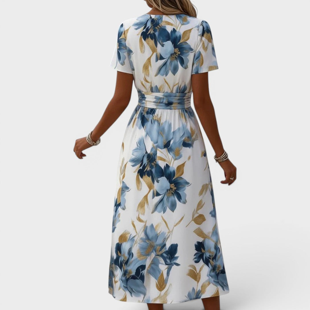 Denise - Geblümtes Wickelkleid