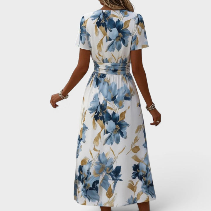 Denise - Geblümtes Wickelkleid