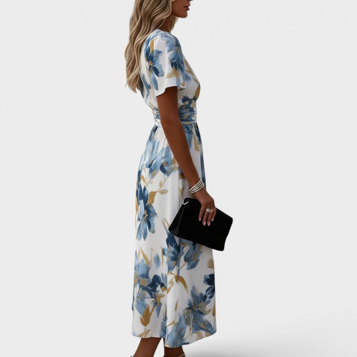 Denise - Geblümtes Wickelkleid