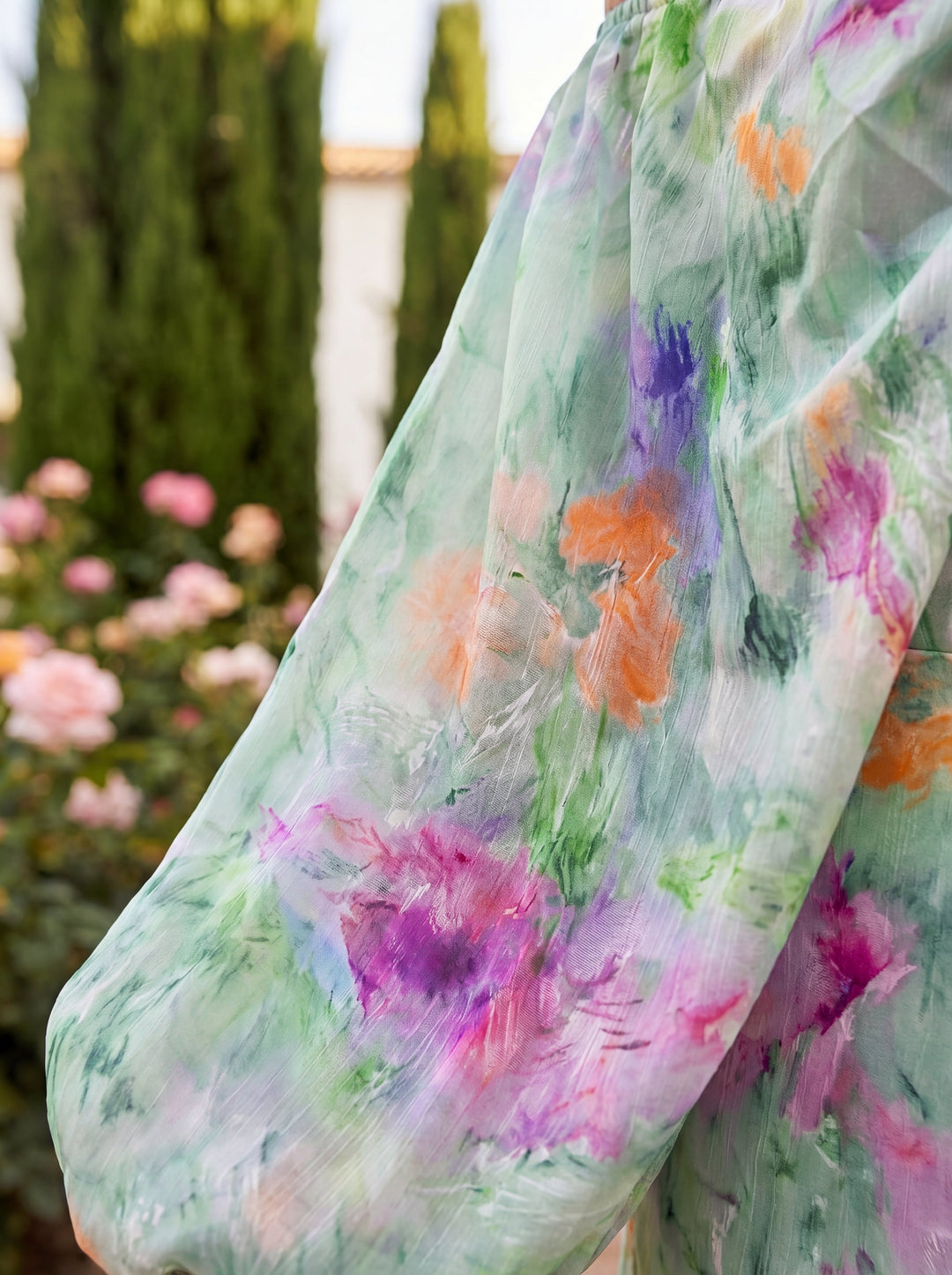 Lindaraja - Kleid mit Aquarelldruck