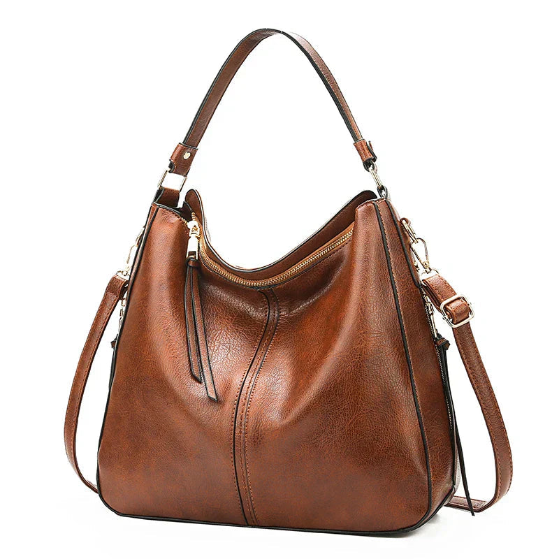Lisa™ | Zeitloser Lederhandtasche