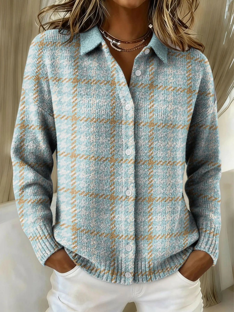Marion - Bequeme Klassische Strickjacke