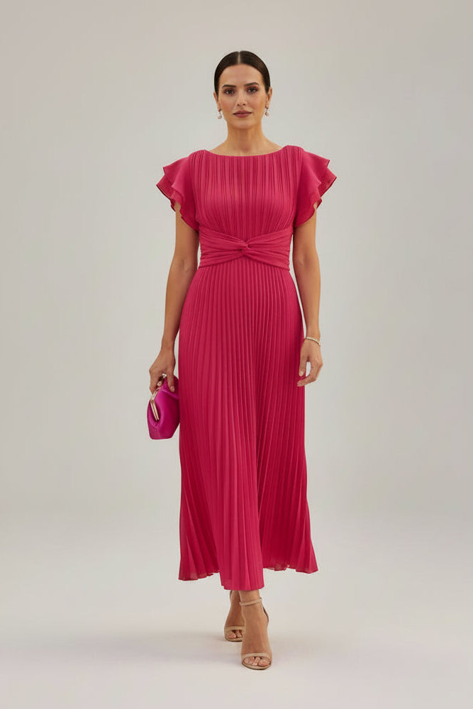 Selena - Plissiertes Abendkleid