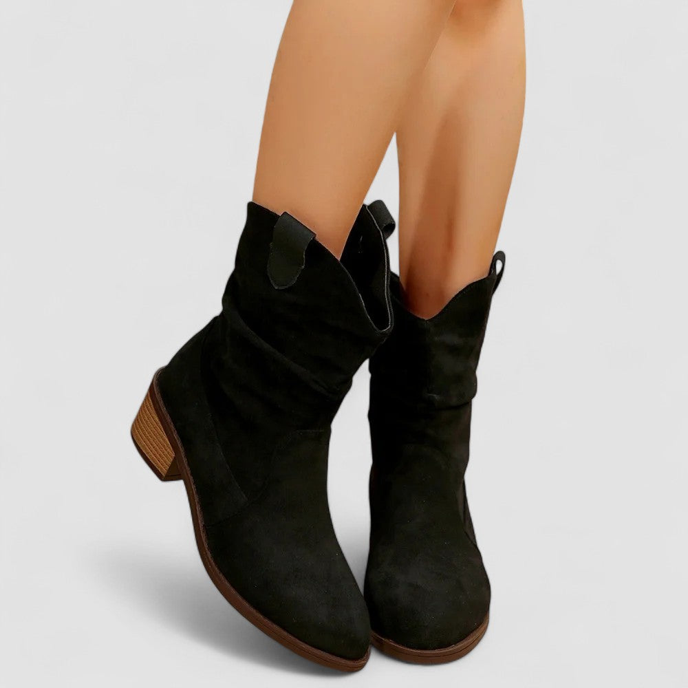 Cleo | Slouch Western-Stiefeletten