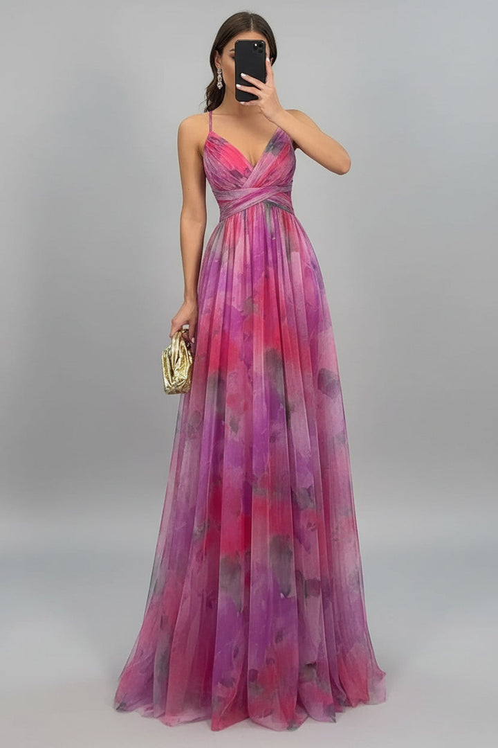 Marbella - Geblümtes Maxikleid