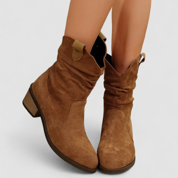 Cleo | Slouch Western-Stiefeletten