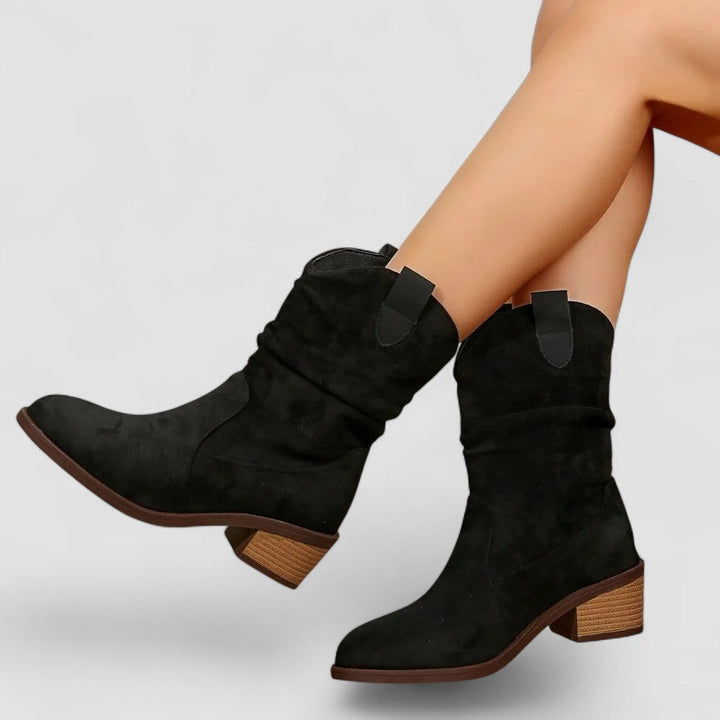 Cleo | Slouch Western-Stiefeletten