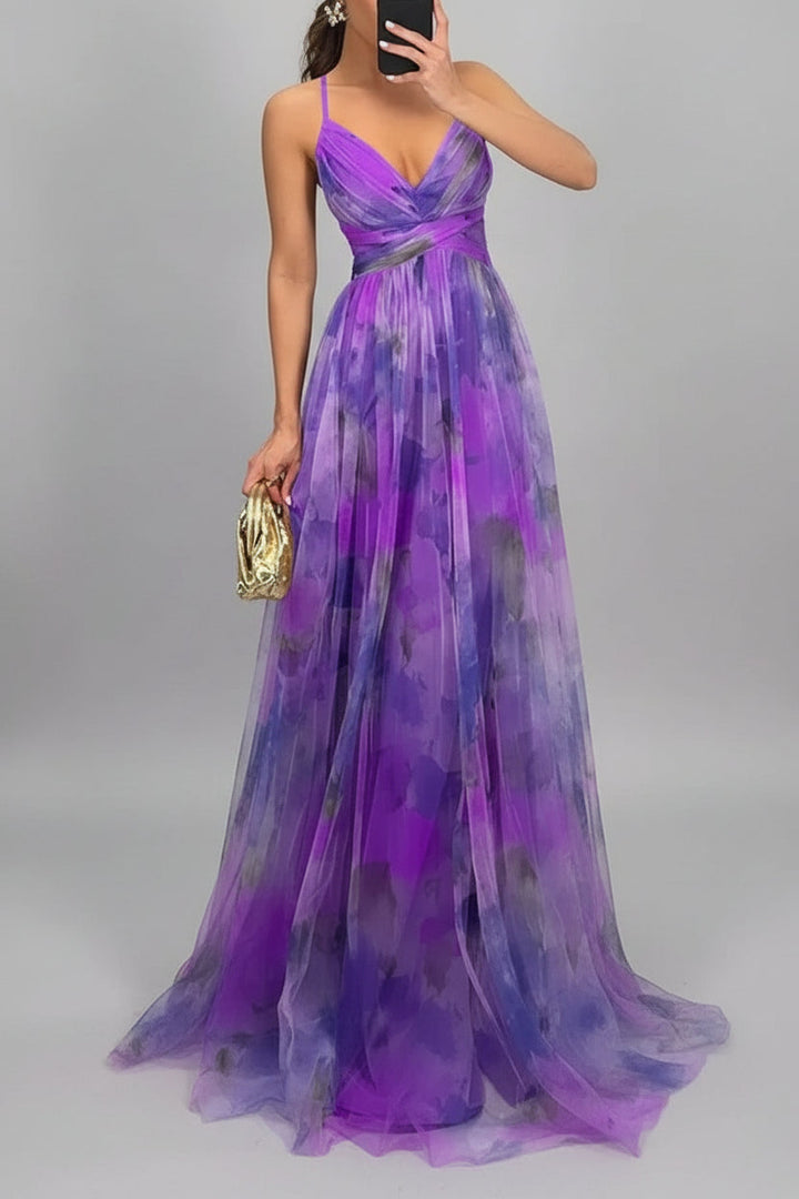 Marbella - Geblümtes Maxikleid