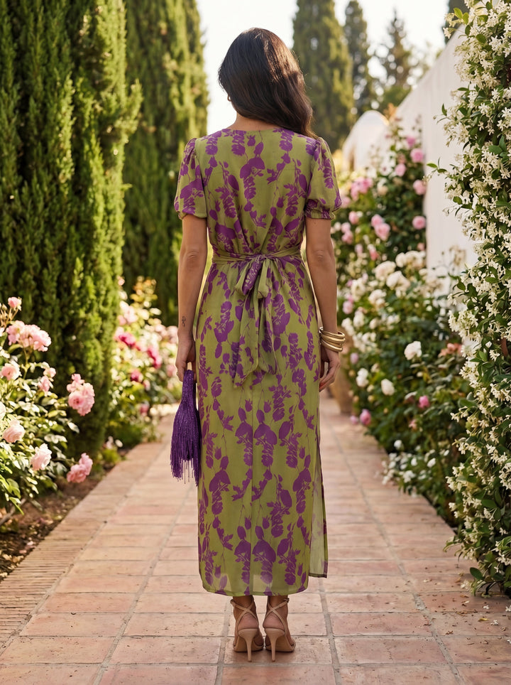 Camila - Kleid mit botanischem Print