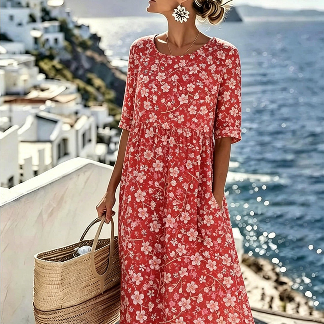 Kamilla - Geblümtes Sommerkleid