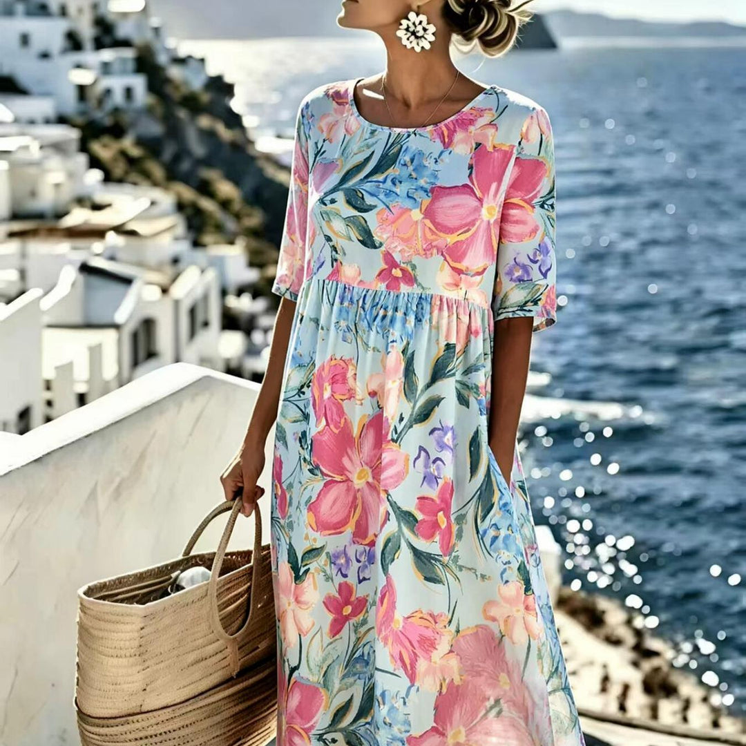 Emma - Elegantes Blumenkleid