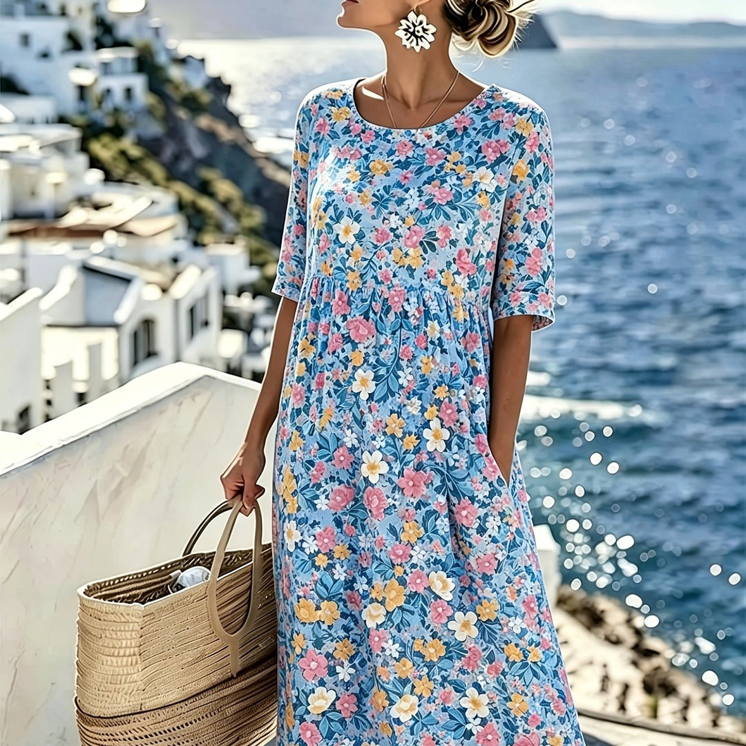 Kamilla - Geblümtes Sommerkleid