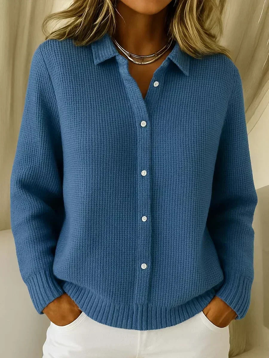 Anne - Klassische Weiche Strickjacke