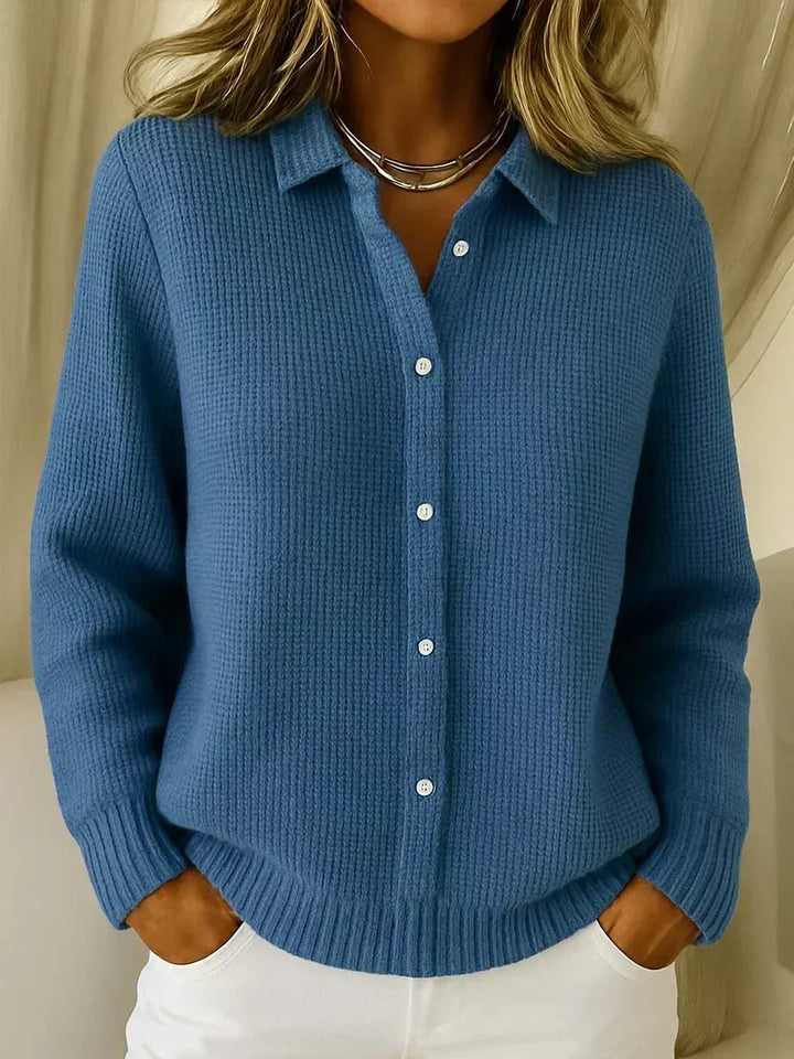 Anne - Klassische Weiche Strickjacke