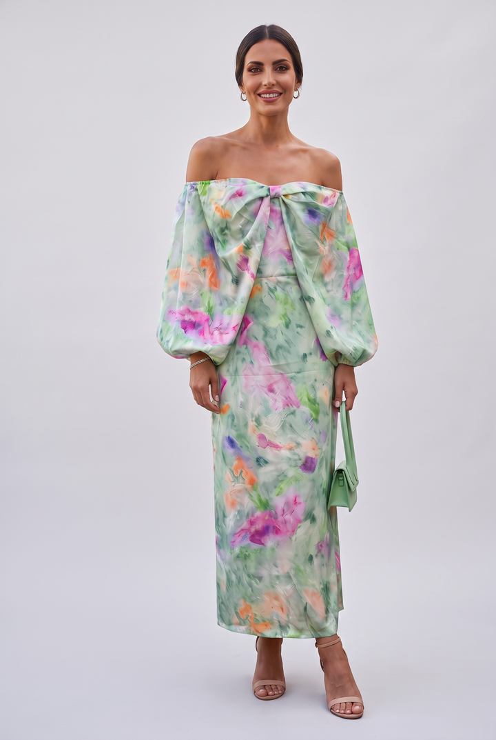 Lindaraja - Kleid mit Aquarelldruck